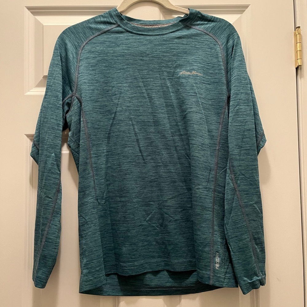 Blue Long Sleeve Athletic Shirt